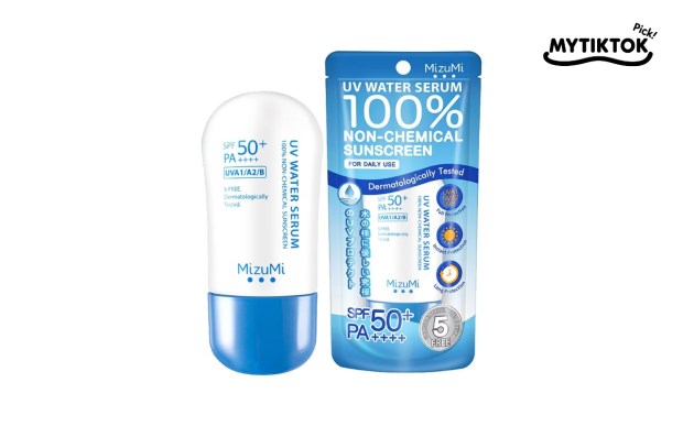 Mizumi UV Water Serum SPF50+ PA++++ (สูตรสีฟ้า)