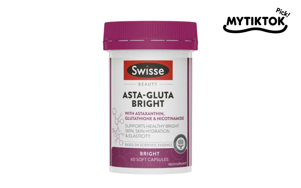Swisse Astaxanthin + Collagen – ผิวไบร์ท เด้ง อิ่มฟู