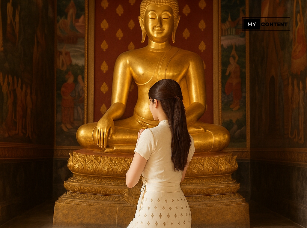 รวม 8 ชุดไปวัดทำบุญผู้หญิงจาก TikTok Shop ใส่ไปวัดวันพระ เรียบร้อยแต่สวยหวาน