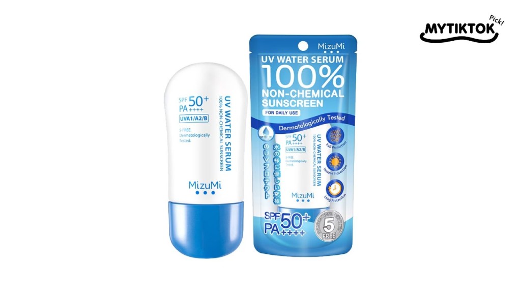 กันแดด Mizumi สีฟ้า – UV Water Serum SPF50+ PA++++