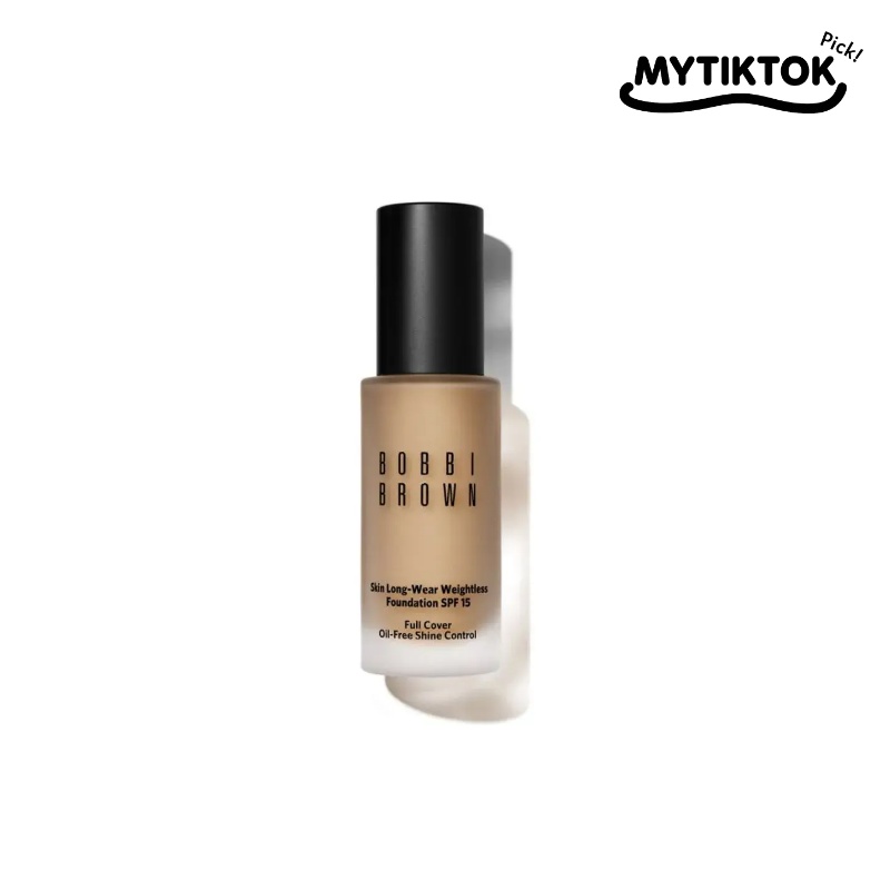 รองพื้นปกปิด ยี่ห้อ Bobbi Brown Skin Long-Wear Weightless Foundation