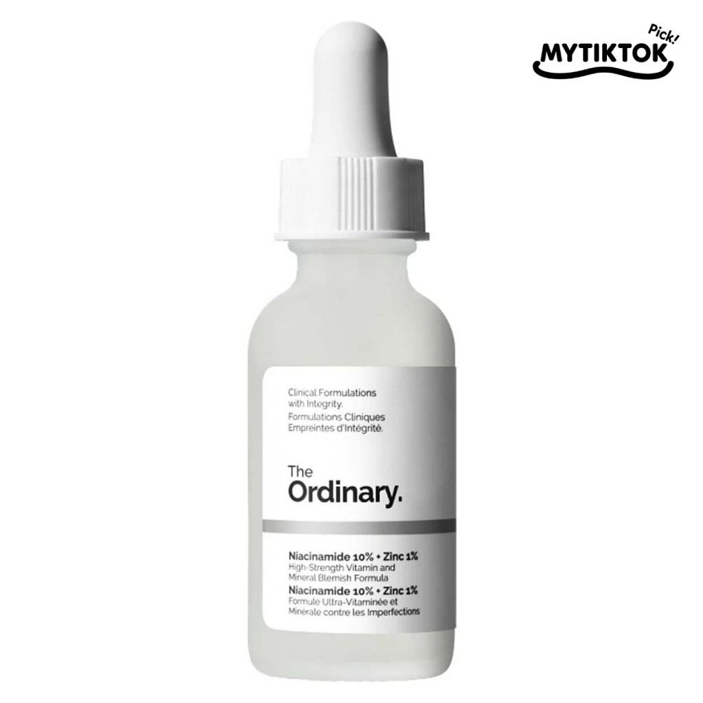 ครีมลดรอยสิวอะไรดีที่สุด The Ordinary Niacinamide 10% + Zinc 1%