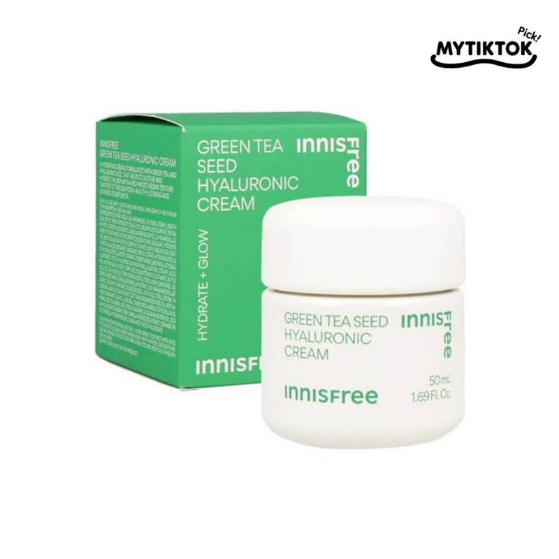  Innisfree Green Tea Seed Hyaluronic Cream (ครีมเมล็ดชาเขียว)