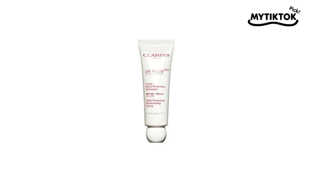 ครีมรักษาฝ้ายี่ห้อไหนดี 10. Clarins UV PLUS [5P] Anti-Pollution Translucent SPF 50 / PA++++ (เน้นป้องกัน)
