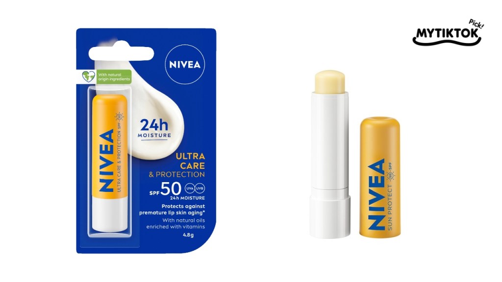 ลิปมันยี่ห้อ Nivea - Sun Protect Lip Care SPF 30