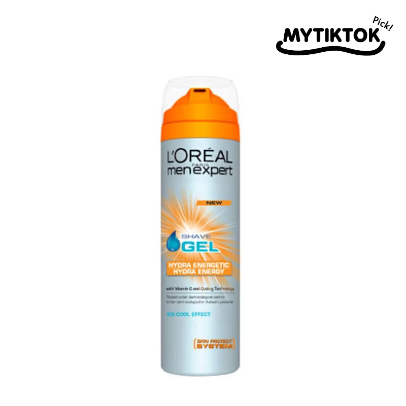 โฟมโกนหนวดผู้ชาย ยี่ห้อ L'Oreal Men Expert Hydra Energetic Shaving Gel