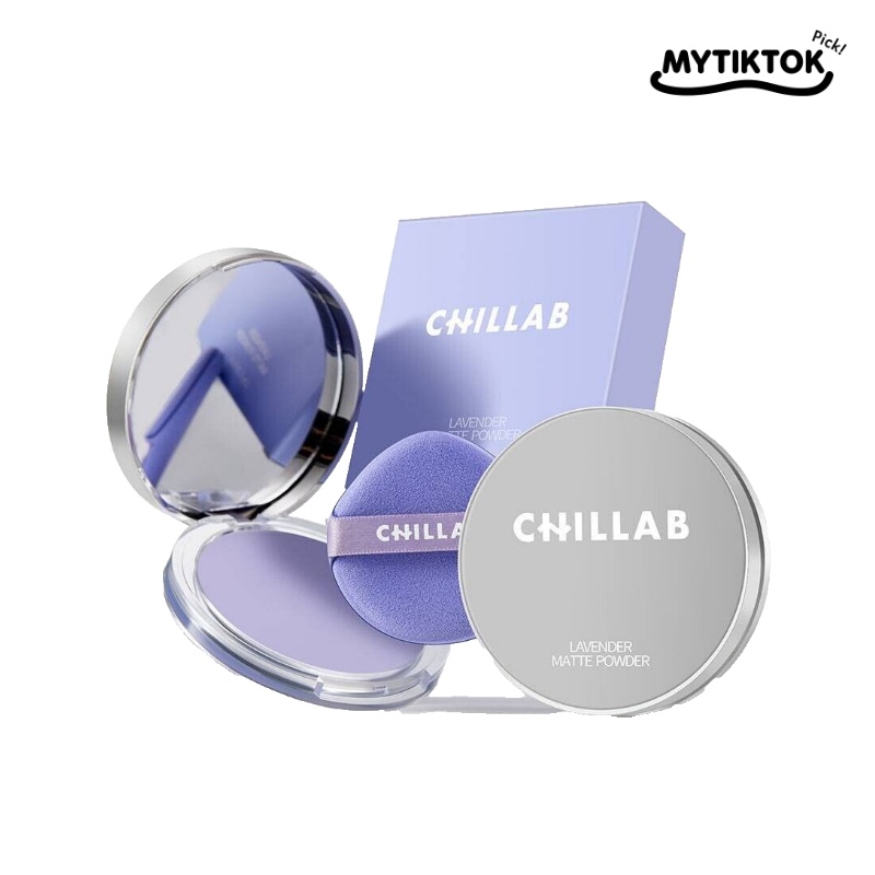 CHILLAB Lavender Matte Powder - แป้งม่วงเนื้อเจล ไร้ฝุ่น