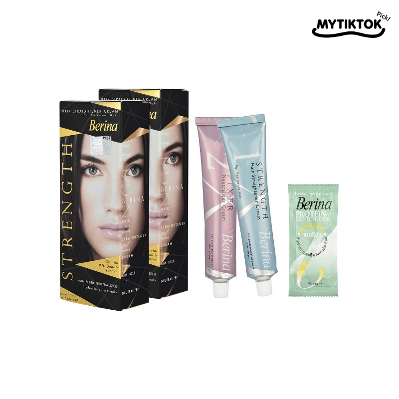 เคราติน ยี่ห้อ Berina Hair Straightener (สูตรประหยัด)