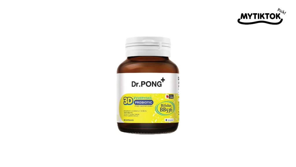 อาหารเสริมโพรไบโอติก ยี่ห้อ Dr.PONG IMS10 PROBIOTIC