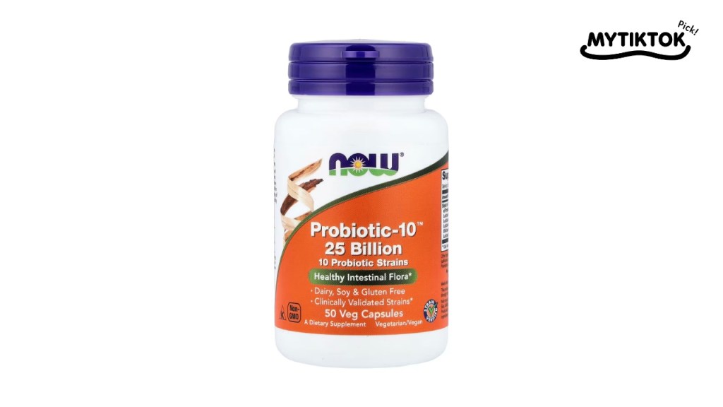 อาหารเสริมโพรไบโอติก ยี่ห้อ Now Foods Probiotic-10 (25 Billion)